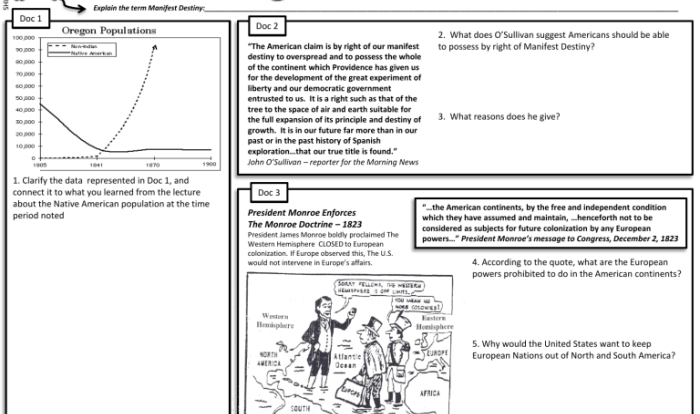 Icivics manifest destiny answer key