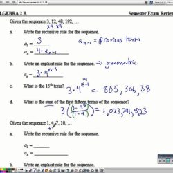 Algebra 2 semester 1 final exam pdf