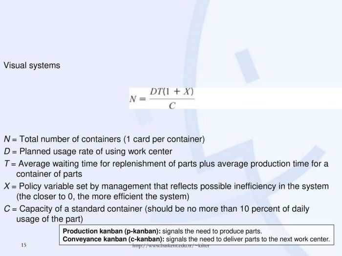 A conveyance __________ signals parts movement.